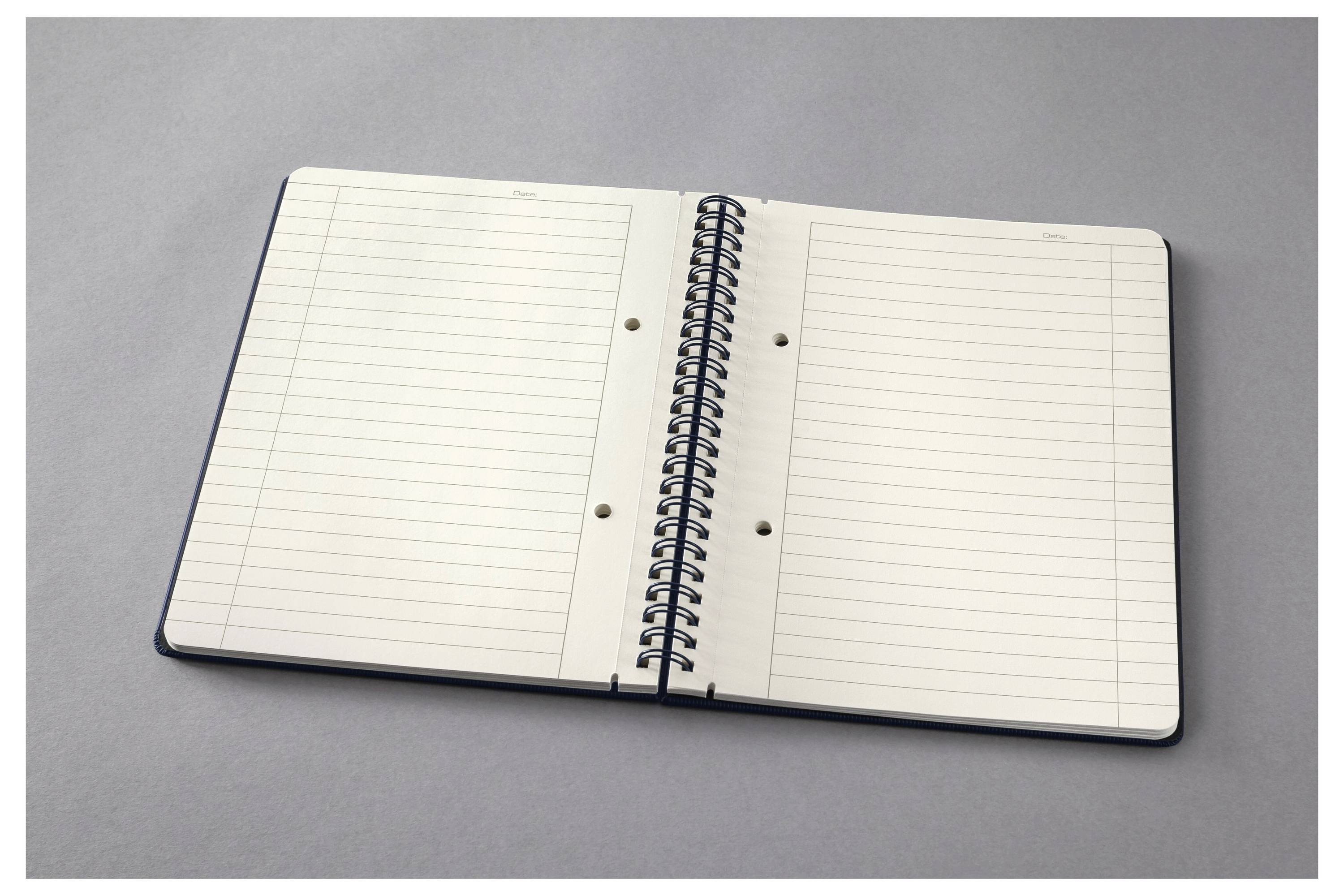 Блокнот Sigel CO825 темно-синього кольору DIN A4 зі спіраллю в лінійку