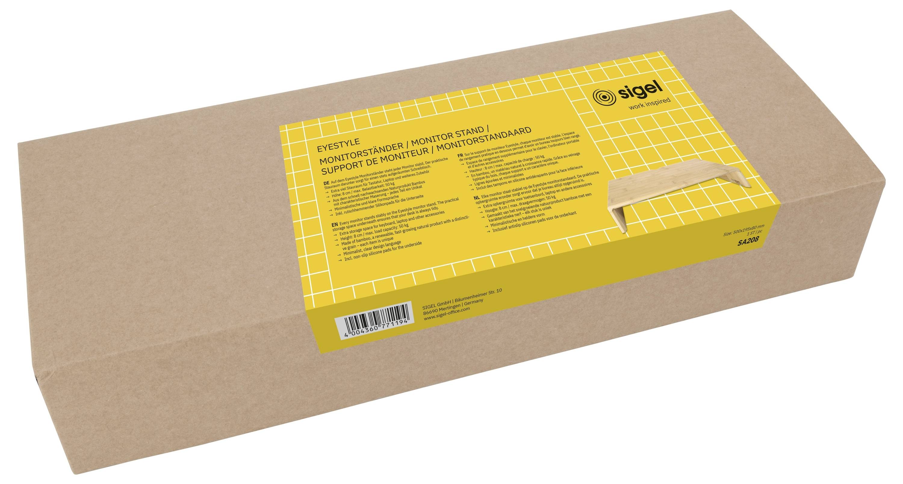 Підставка для монітора Sigel Eyestyle Eye Style бежева