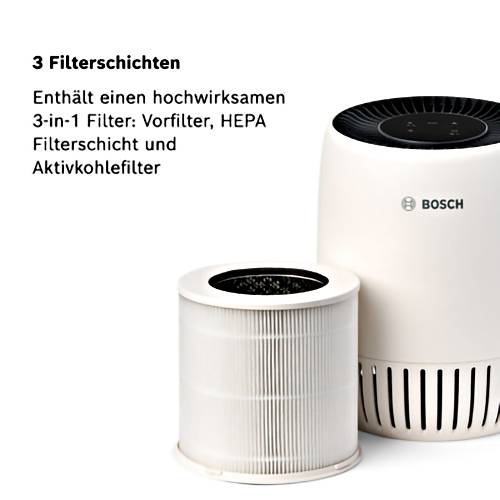 Bosch Home Comfort 7733703696 Air 1000 Oczyszczacz powietrza 23 m² biały-7