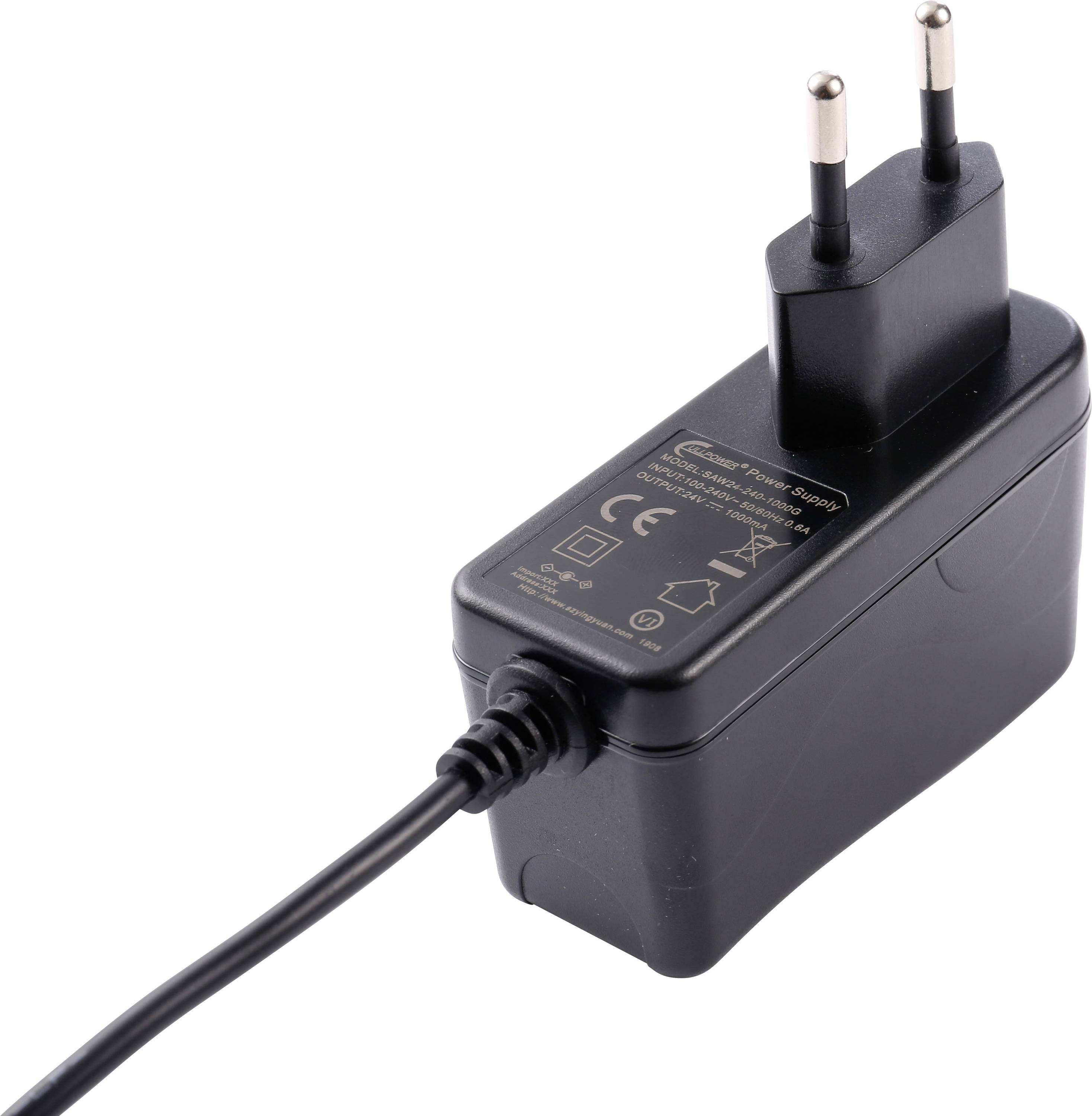 Блок живлення постійної напруги Dehner Elektronik SAW 24-120-2000G 2 A 24 Вт, що підключається до розетки