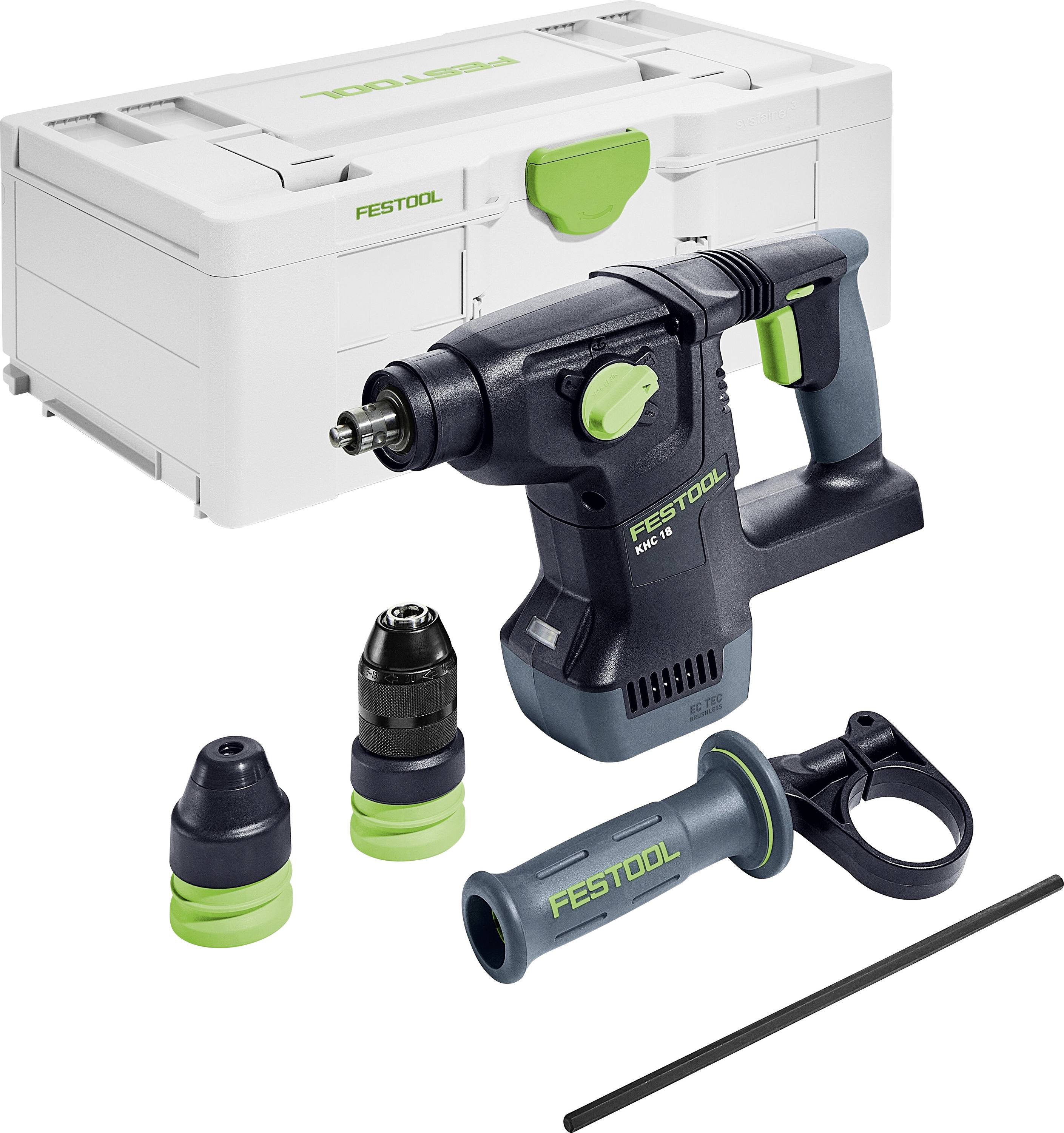 Festool KHC 18 EB-Basic SDS-Plus Акумуляторний багатофункціональний перфоратор 18 В