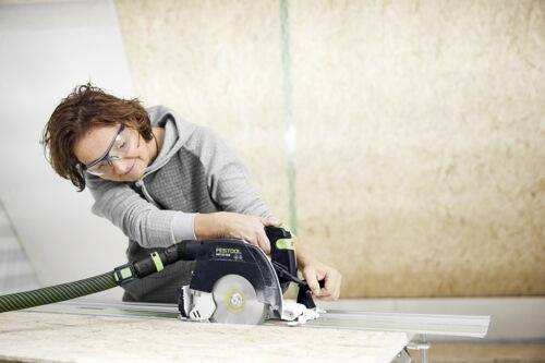 Акумуляторна дискова пилка Festool HKC 55 KEB-Basic 18 V Максимальна глибина різання (90°) 55 мм