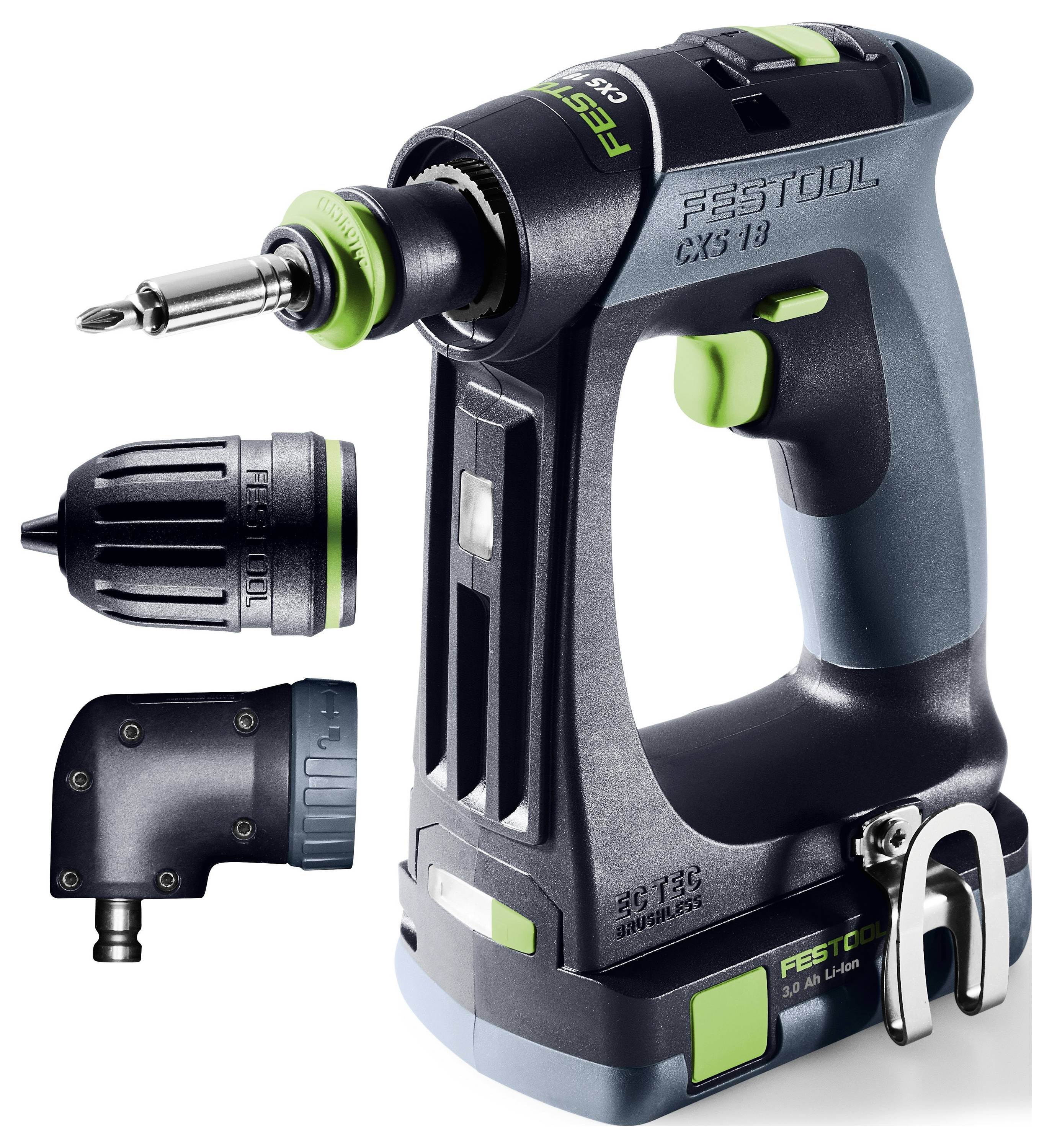 Акумуляторний дриль-шуруповерт Festool CXS 18 C 3,0-Set 576884 18 В 3,00 Аг з акумулятором, із зарядним пристроєм
