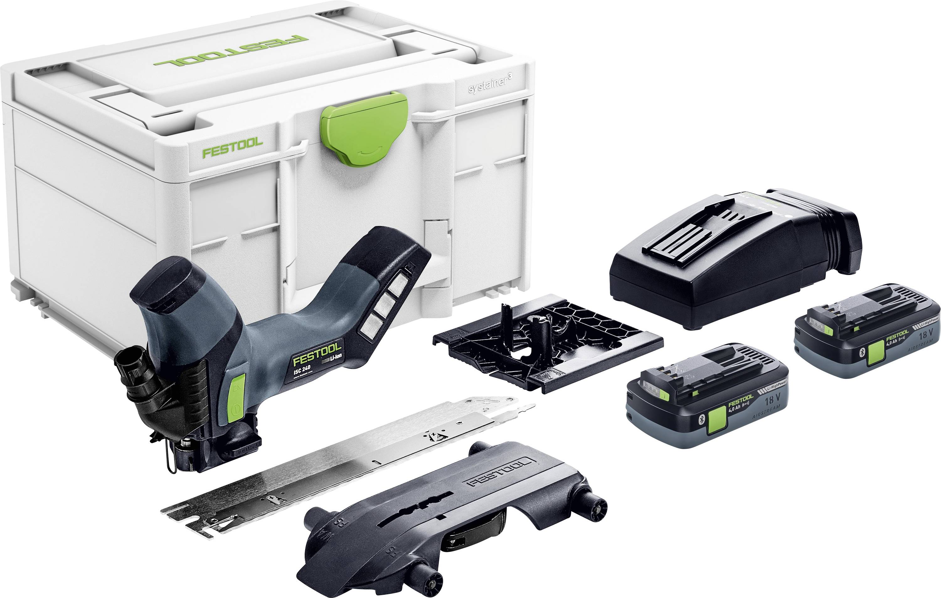 Акумуляторна пилка для ізоляції Festool ISC 240 HPC 4.0 EBI-Plus 576569 з акумулятором, зарядним пристроєм 18 В 4.00 Аг