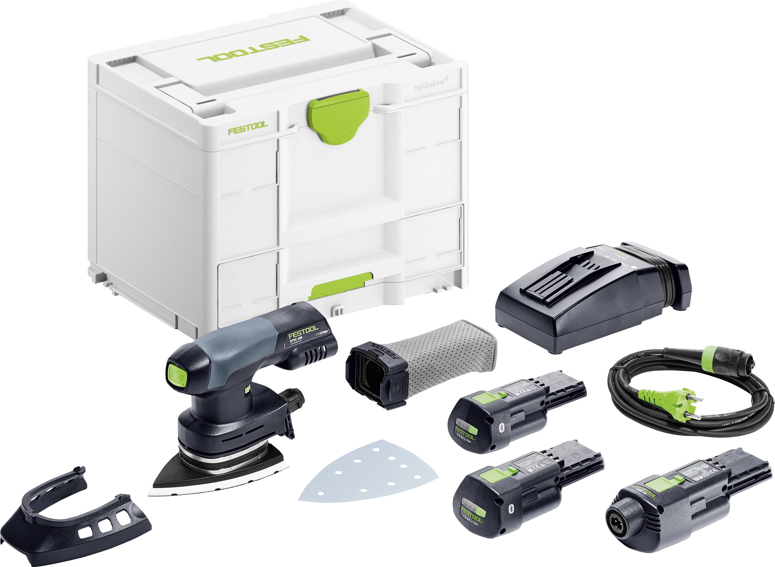 Акумуляторна дельта-шліфувальна машина Festool DTSC 400 3.0 I-Set 578138