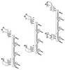 ABN MFS45903 Moduł szyny zbiorczej płaski 3-4FB/5RE 185mm do CU 30x10 - 60x10mm, 3-biegunowy, EBM 150mm Moduł do szynoprzewodów 1 szt.