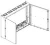 Szafka rozdzielcza ABN SP56, 1300 mm x 950 mm x 225 mm, 1 szt.