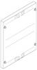 ABN FAG12N Płyta osłonowa 250x300mm 1FB/2RE zamknięta Zaślepka 1 szt.
