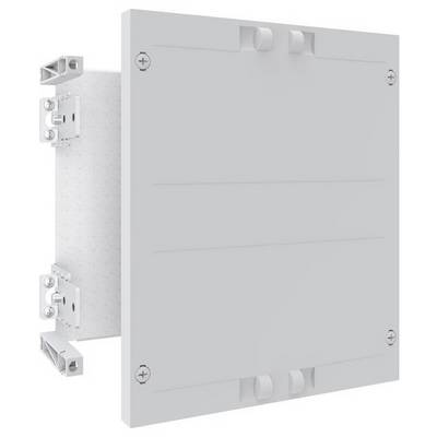 Panel dostępu do ściany w białym wykończeniu z metalowymi zawiasami po lewej stronie, zaprojektowany w celu zapewnienia ukrytego punktu dostępu w ścianach.