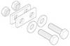 ABN XSV1211 Zestaw zbiorczy złącz szafowych 1-biegunowy, 500A, 20x10mm, S/SF/SP Łącznik do szynoprzewodów 1 szt.