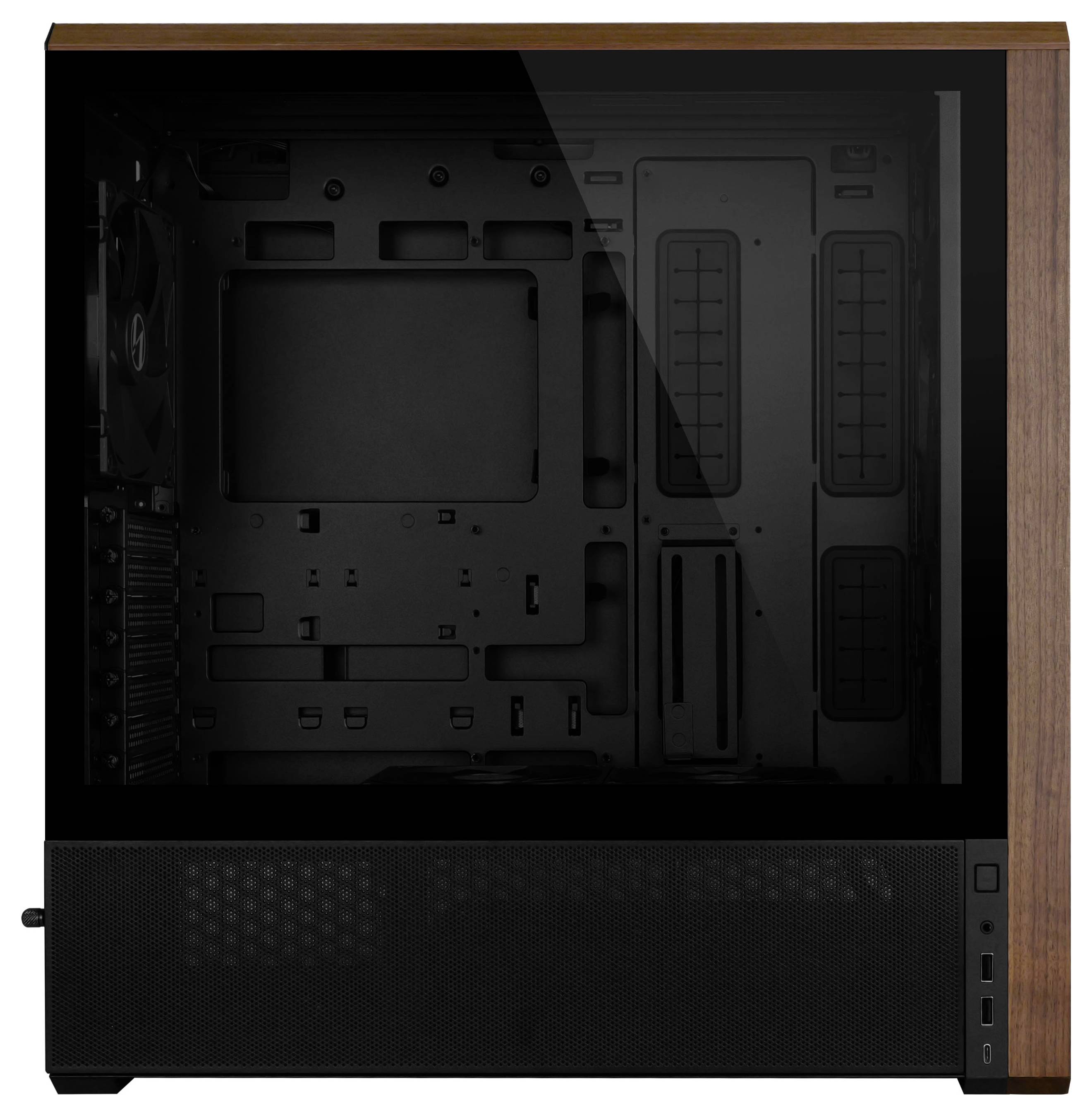 Lian Li Lancool 217 Case, Ігровий корпус, Корпус для комп'ютера, Чорний