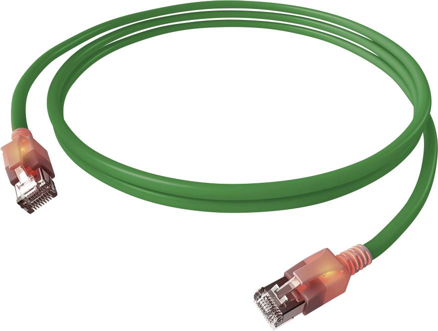 Мережевий кабель Easylan CS1OGADAD0070, 1 шт., RJ45, CAT 6a, S/FTP, 7 м, зелений