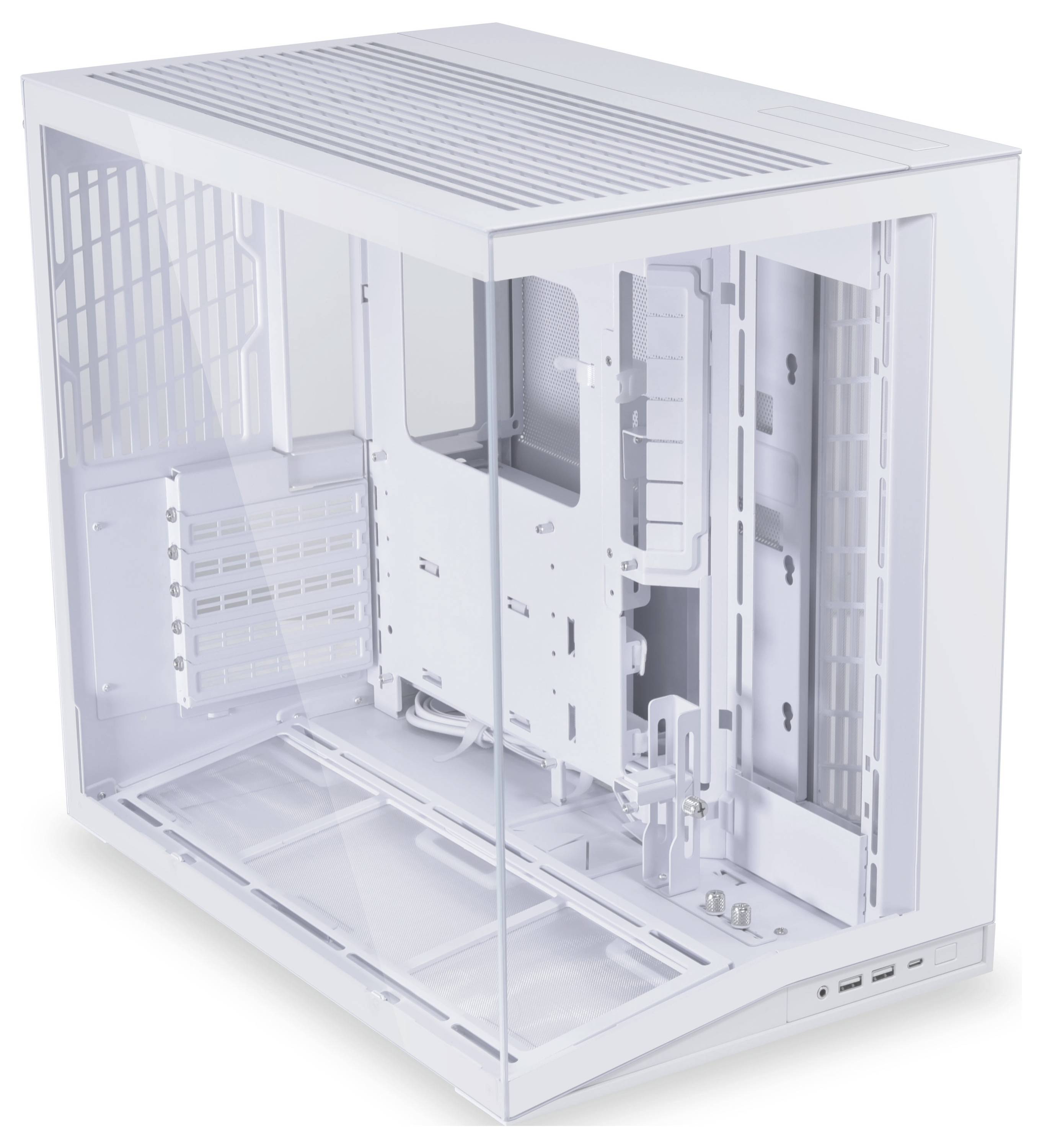 Корпус Lian Li O11 Dynamic Mini V2 Mini Tower, ігровий корпус, корпус комп'ютера, білий