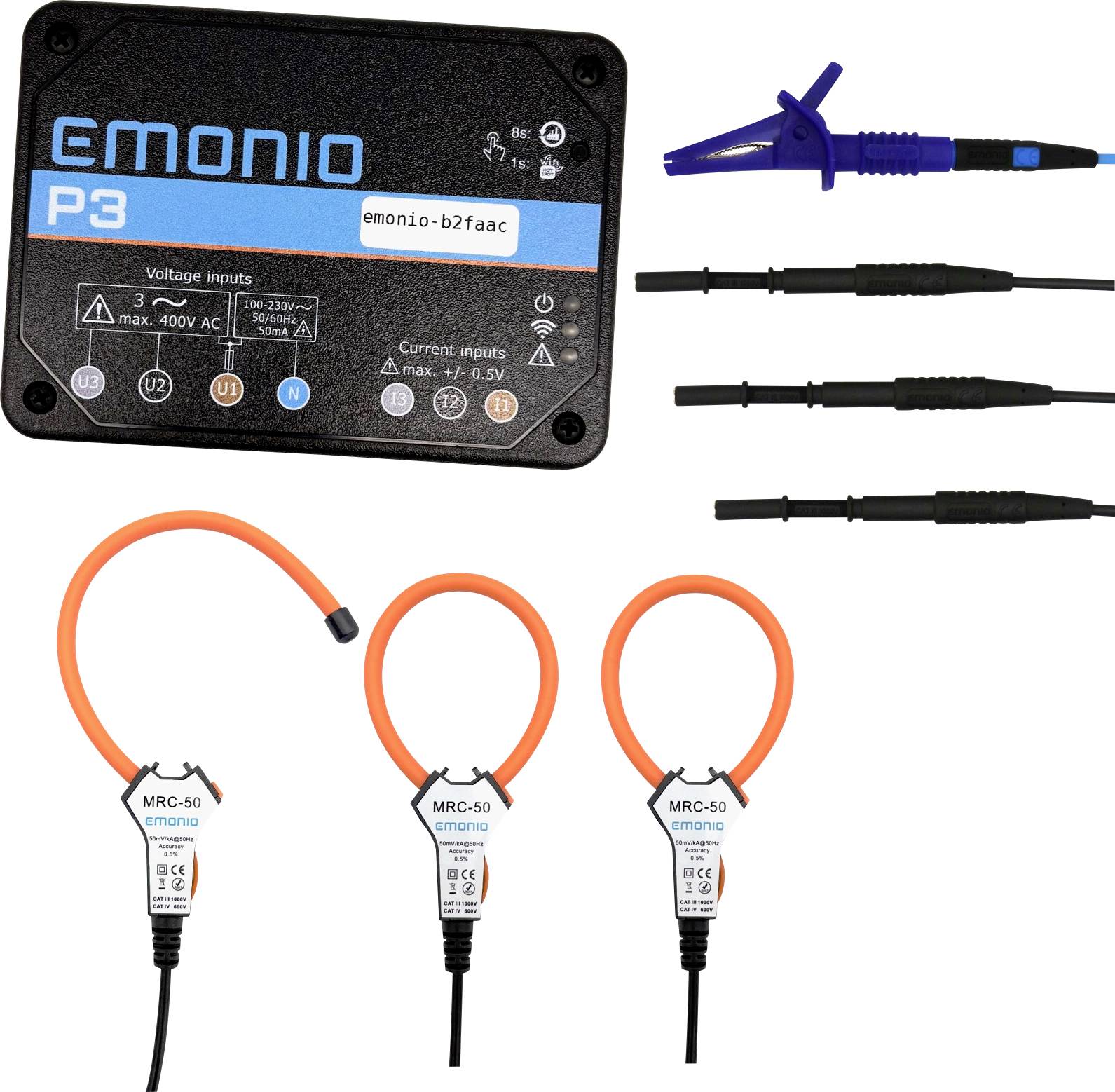 Лічильник витрат енергії Emonio P3 50 мм #8004_P3_50