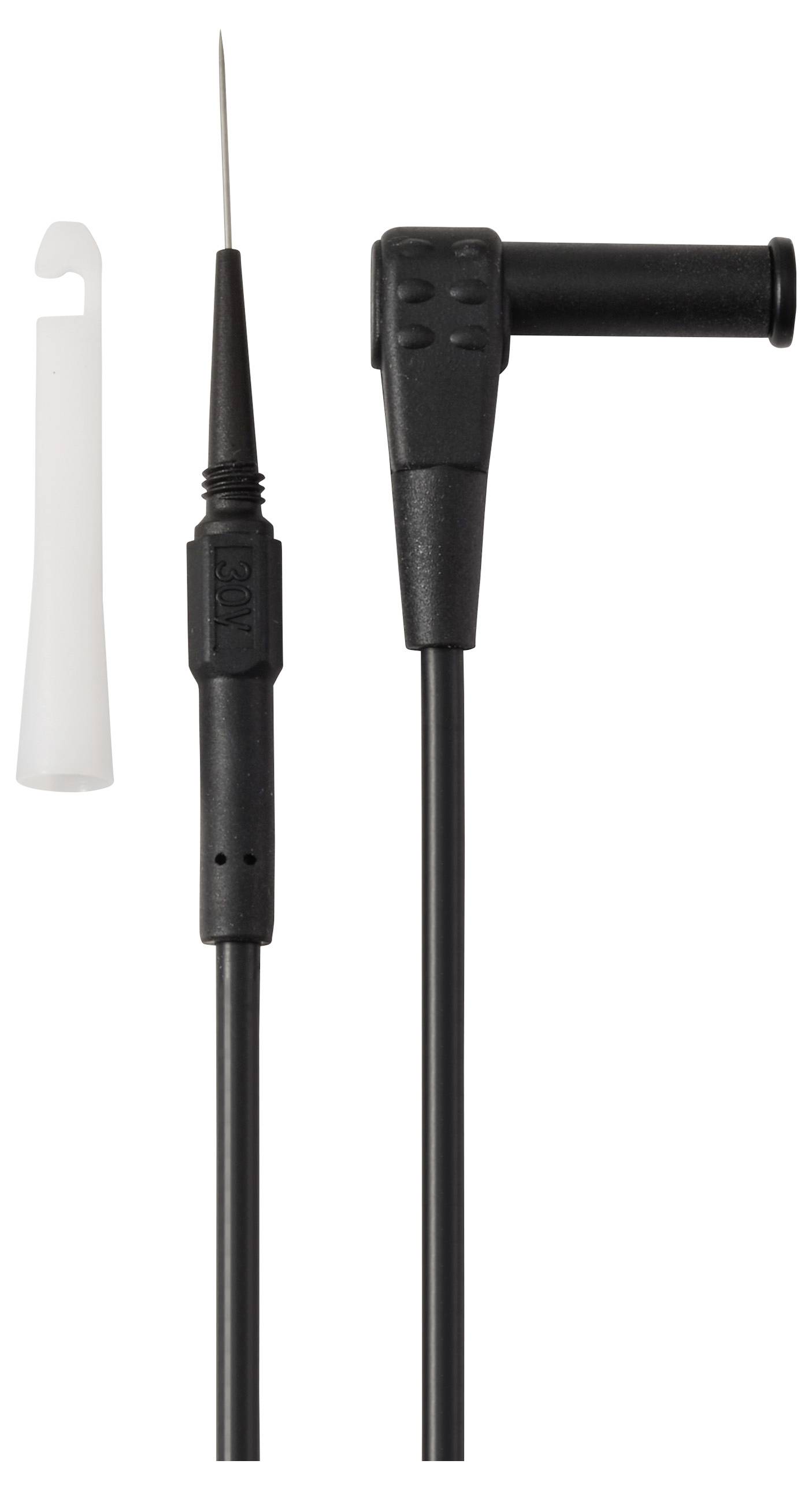 VOLTCRAFT MSL-520 sw Вимірювальний щуп штекер 4 мм контакт 1,5 м чорний 1 шт.