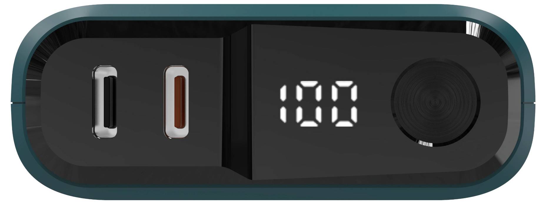 Зовнішній акумулятор RealPower REALPOWER PB-10000 C 10000 мАг Power Delivery USB-C® (з функцією Power Delivery)