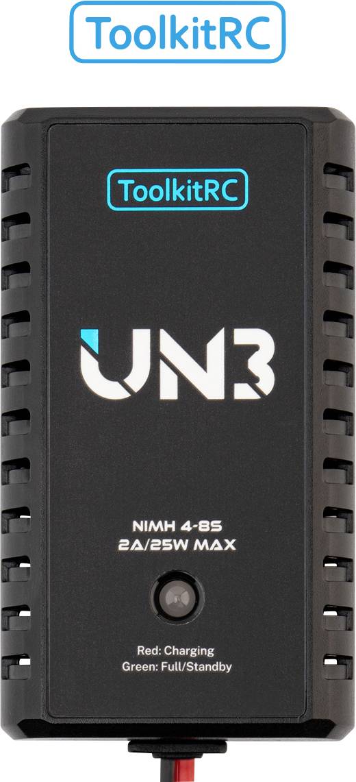 Набір інструментів для радіокерування ToolkitRC UN3 NiMH USB-зарядний пристрій 4-8 елементів 2A NiMH, NiCd