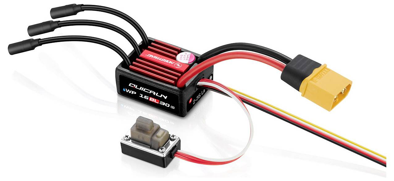Безщітковий регулятор швидкості для моделей автомобілів Hobbywing QuicRun WP16BL30 G2 Brushless Reguler 1 шт.