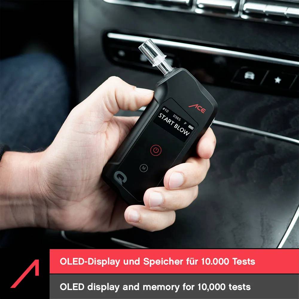 Алкотестер ACE чорний від 0,00 до 5,00 ‰