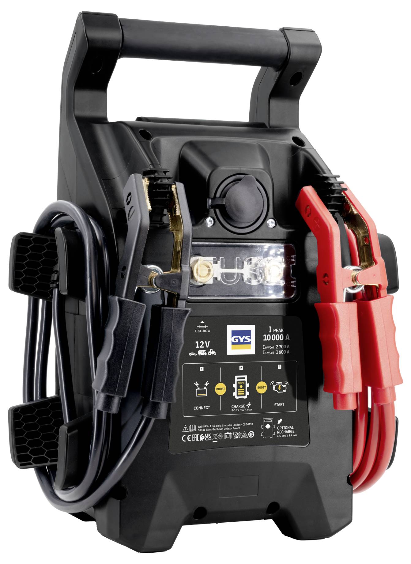 Пусковий пристрій GYS GYSCAP 12V DC/DC без батарейок 087651