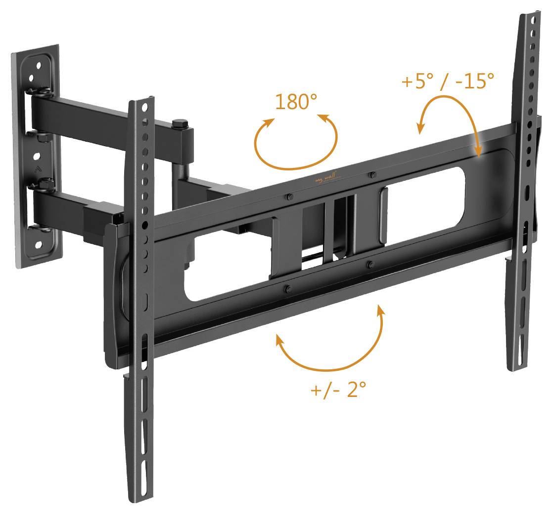 Настінне кріплення для телевізора My Wall 94,0 см (37 дюймів) - 218,4 см (86 дюймів), портативне