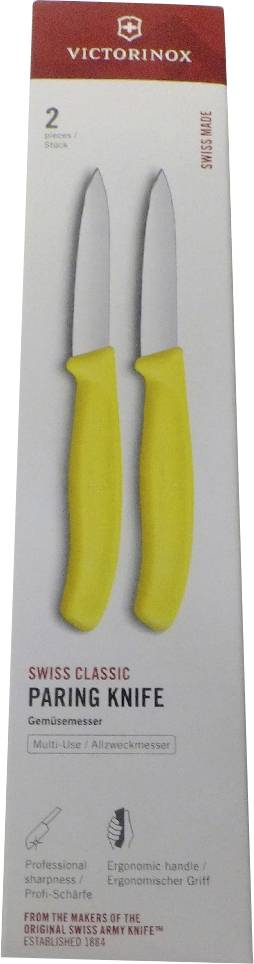 Ніж для овочів Victorinox 6.7608.2C1 жовтий