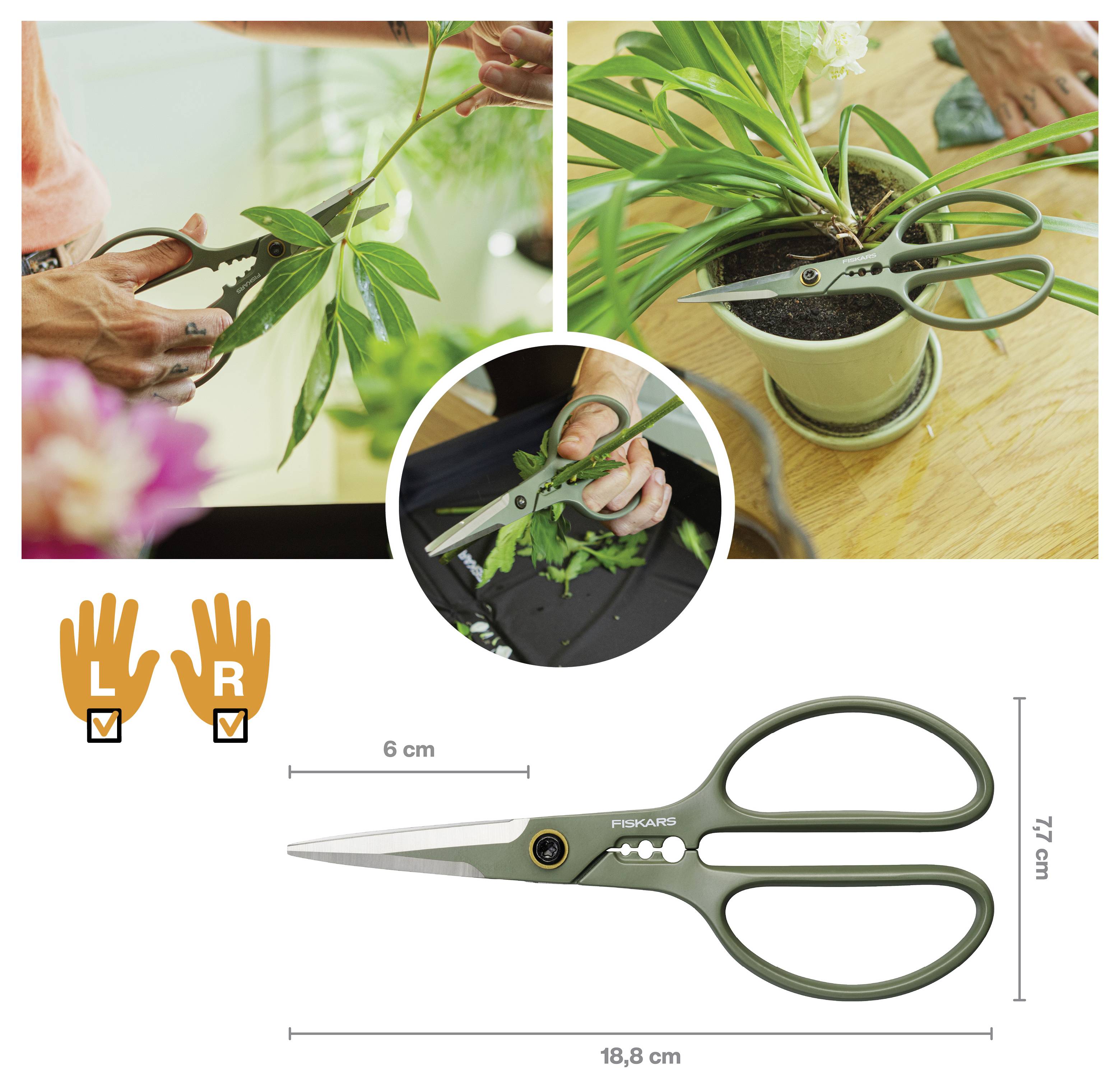 Fiskars 1075316 Sekator ogrodowy 170 mm-1