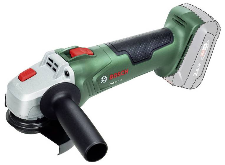 Кутова шліфувальна машина Bosch Home and Garden PWS 18V-70 06033E6000