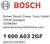 Logo 'Bosch' na górze. 'Robert Bosch Power Tools GmbH, 70538 Stuttgart, Niemcy, www.bosch-professional.com'. Kod produktu '1 600 A03 2GF'.
