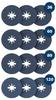 Bosch Accessories 2607012056 Dysk fibrowy Średnica 115 mm Wielkość ziarna=36, 60, 80, 120 1 zest.