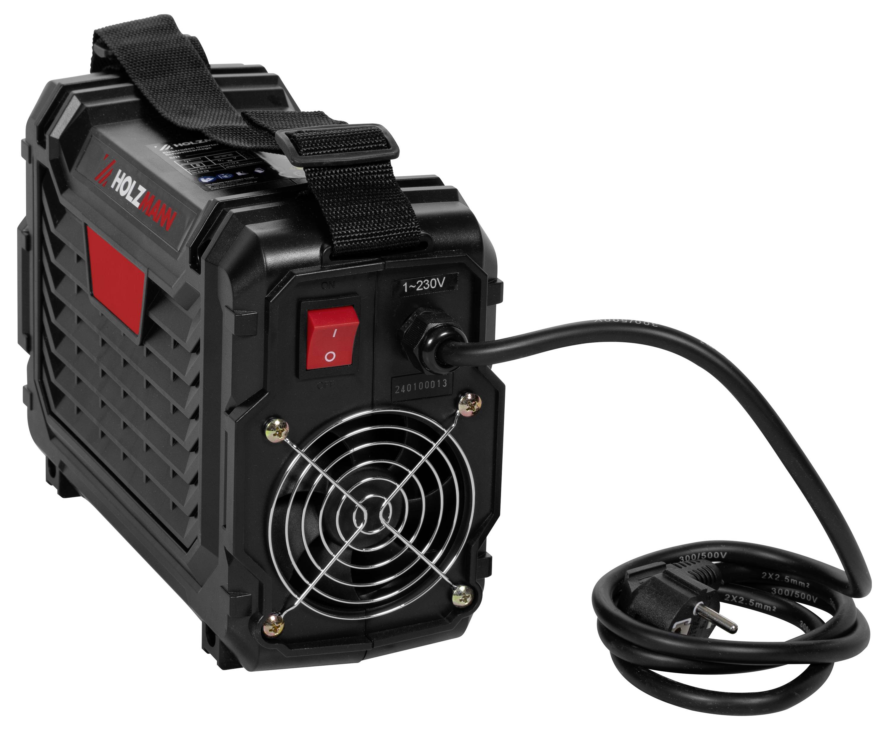 Holzmann Maschinen EISA160-MINI електродний зварювальний апарат EISA160-MINI, 10 - 160 A, з аксесуарами