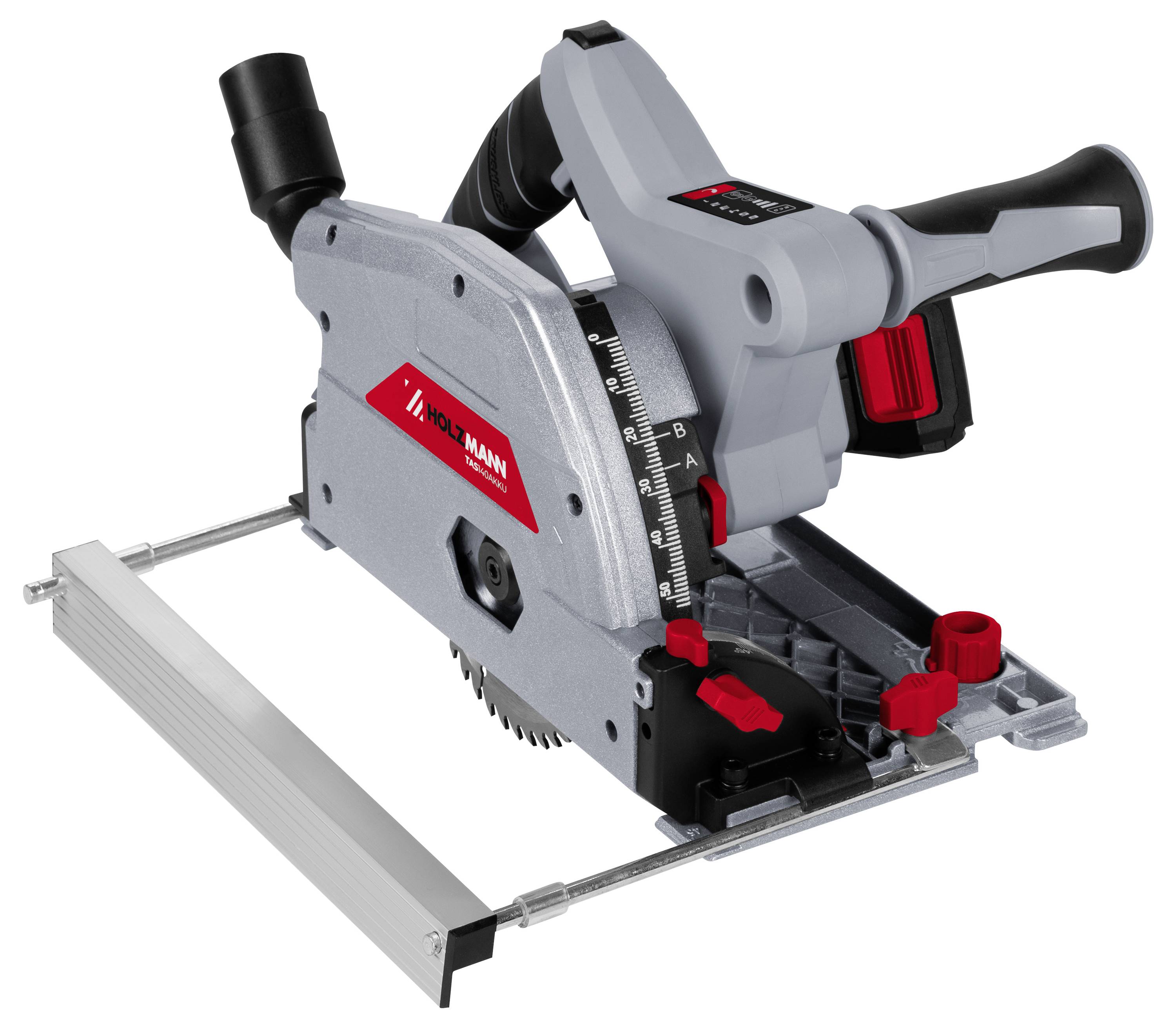 Holzmann Maschinen TAS140AKKU Акумуляторна занурювальна пилка 20 V Максимальна глибина різання (90°) 52 мм