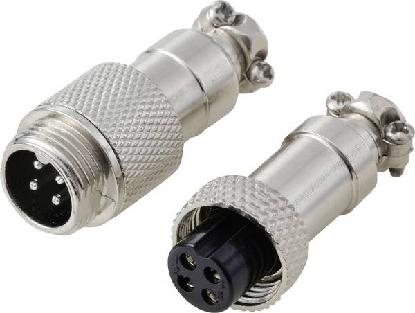 TRU COMPONENTS TC-13895564 Złącze okrągłe, 1 zest.