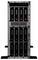 Wysoki, czarny stojak serwerowy wypełniony wieloma jednostkami serwerowymi, z widocznymi panelami wentylacyjnymi i wskaźnikami świetlnymi.