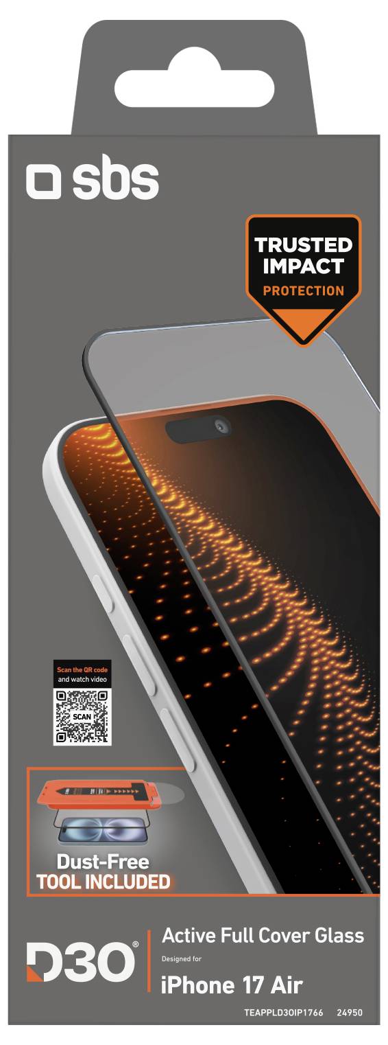 sbs mobile TEAPPLD3OIP1766 Захисне покриття для Apple iPhone Air 1 шт. TEAPPLD3OIP1766