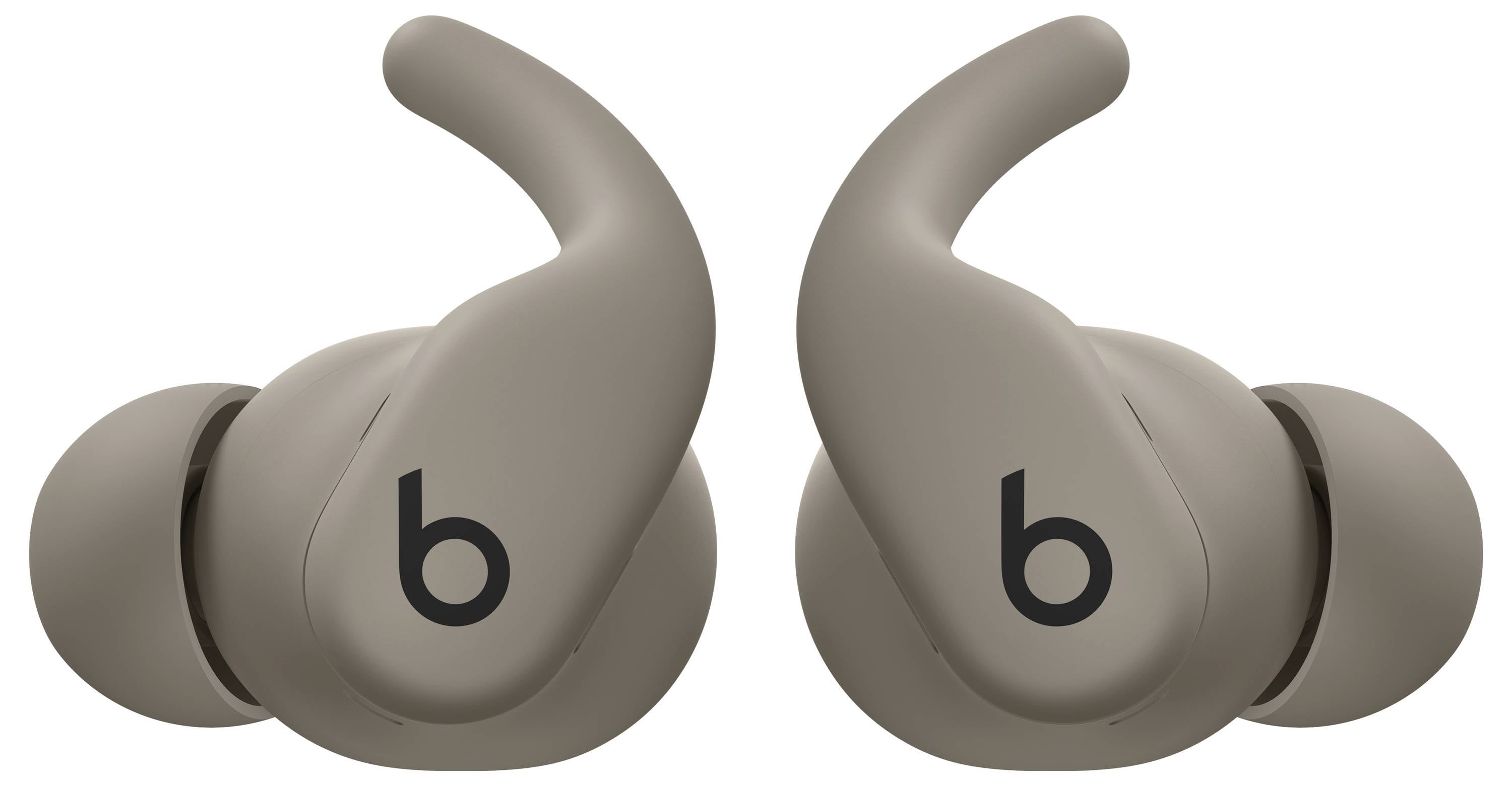 Навушники Beats Powerbeats Fit In-Ear з шумопоглинанням, сірий, у спортивному чохлі Pebble