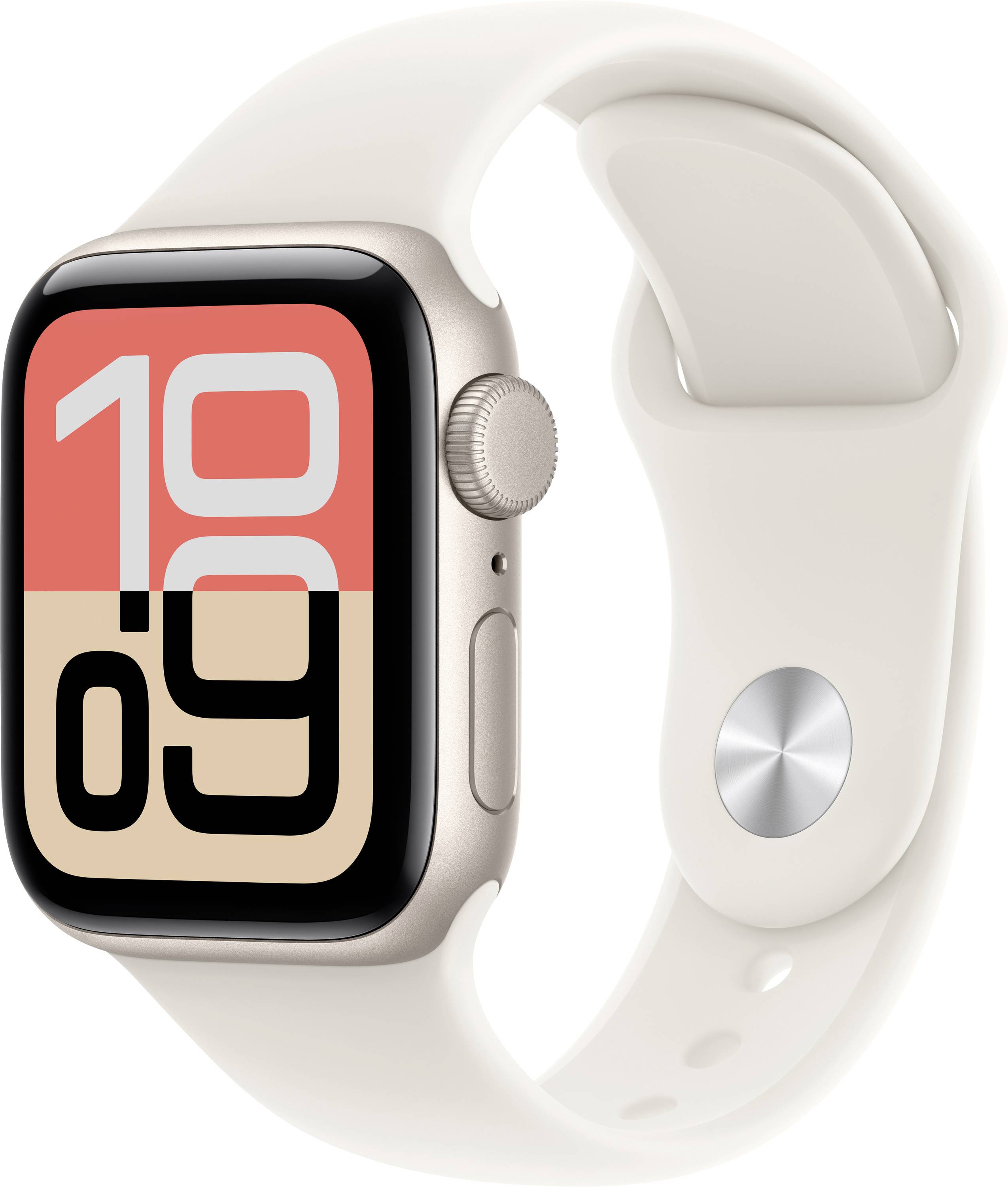 Apple Watch SE 3 GPS 40mm алюмінієвий корпус спортивний ремінець білий M/L