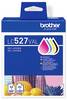 Brother atrament Brother LC527 Value Pack - 4er-Pack - Sc tusz oryginalny Combi-Pack Cyjan, Żółty, Magenta, Czarny LC527VAL