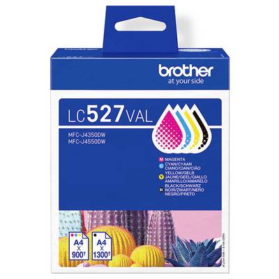 Brother atrament Brother LC527 Value Pack - 4er-Pack - Sc tusz oryginalny Combi-Pack Cyjan, Żółty, Magenta, Czarny LC527-0
