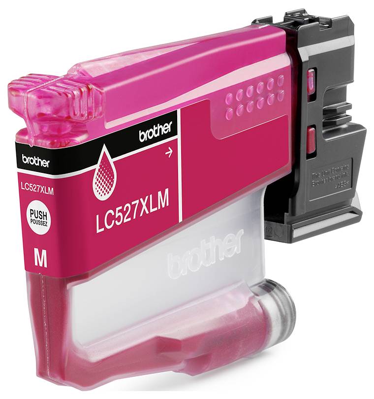 Чорнила Brother Brother LC527XLM - Hohe Ergiebigkeit - M оригінальні чорнила Magenta LC527XLM