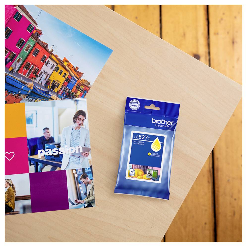 Brother atrament Brother LC527Y - Gelb - original - Kisse tusz oryginalny Żółty LC527Y-3