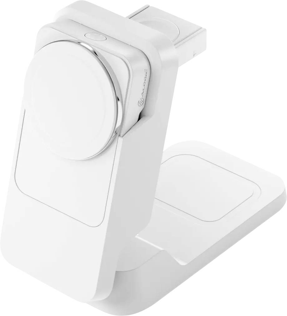 Бездротовий акумулятор Alogic 3A Matrix ULTIMATE MFPB5KM-EU 5000 мАг з QI-виходом, USB-C, білий