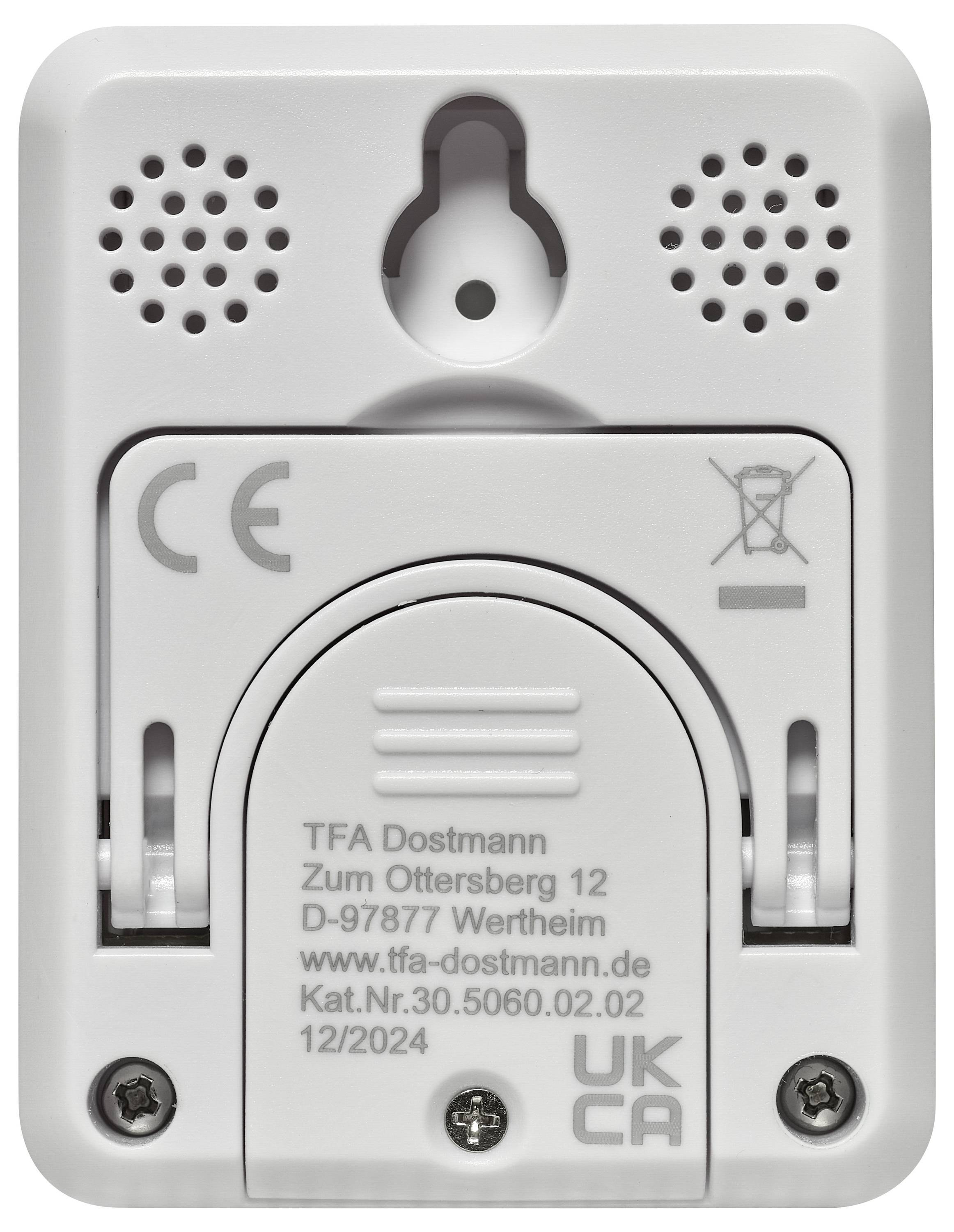 Термогігрометр TFA Dostmann білий 30.5060.02