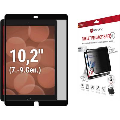 Opakowanie folia ochronna na prywatność „Tablet Privacy Safe" do iPada 10.2 cala (7.-9. generacja) z funkcją zmniejszania odblasku i wyświetlanymi narzędziami do instalacji.