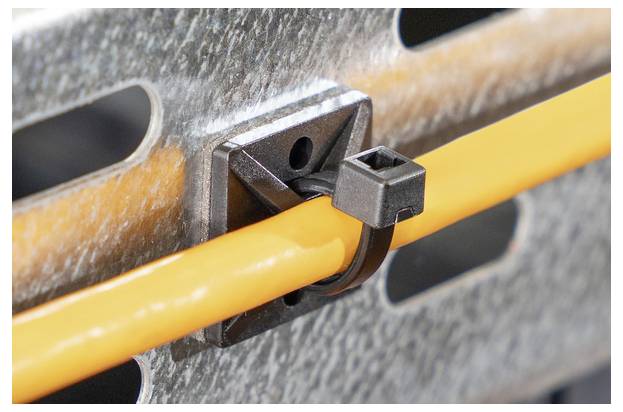 Монтажна основа HellermannTyton MAGMB3-PA66/NDFEBR5-BK (25) 151-04462, 25 шт.