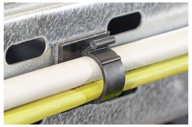 Кабельний затискач HellermannTyton MAGRA13-PA66/NDFEBR5-BK (15) 151-04465, 13 мм (макс.), 15 шт.