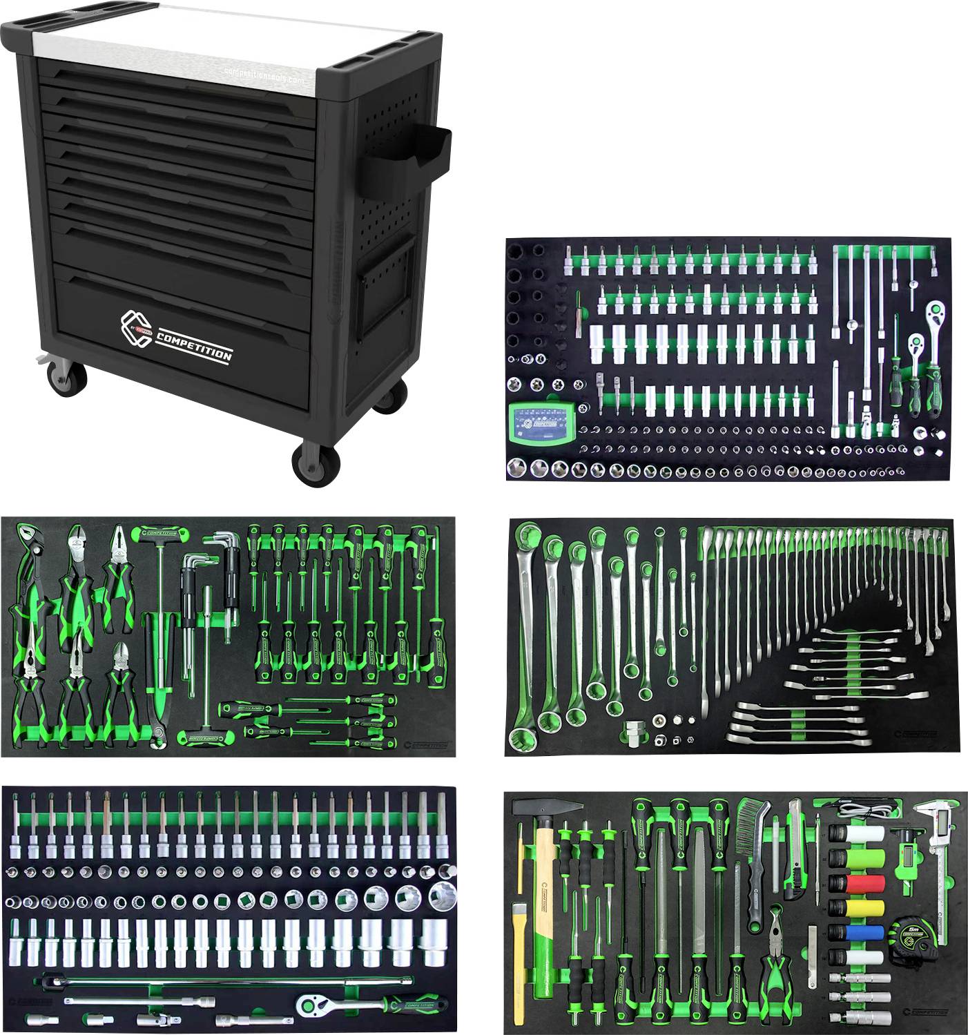 KS Tools 512.5434 Візок для майстерні Колір виробника: чорний