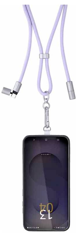 Кабель Intenso USB-C USB 2.0 USB-C® чоловічий роз'єм, USB-C® чоловічий роз'єм 1,65 м бузковий для мобільних мереж 7991003