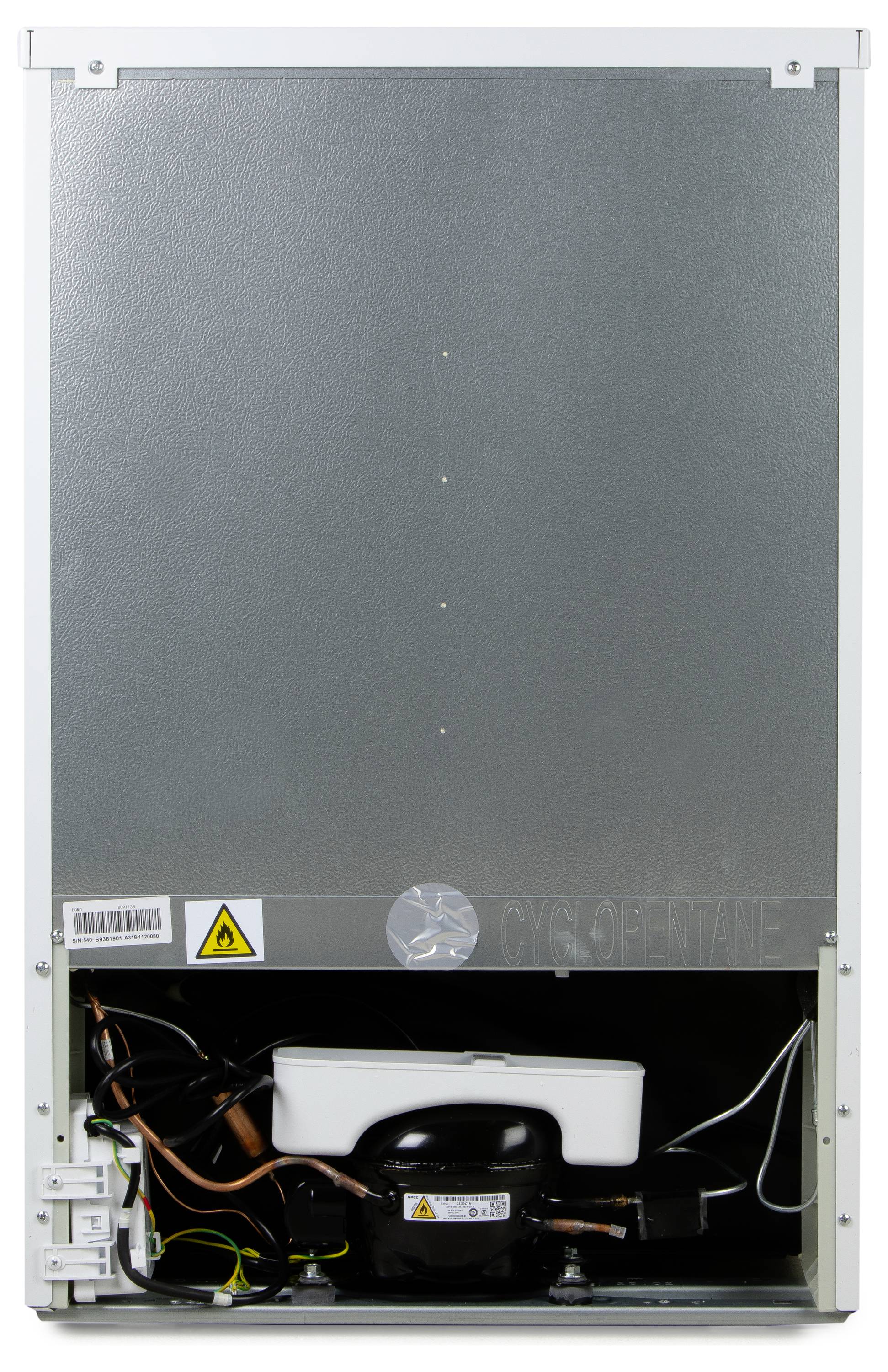 DOMO KÜHLSCHRANK Холодильник EEK: D (A - G) 131 л білий