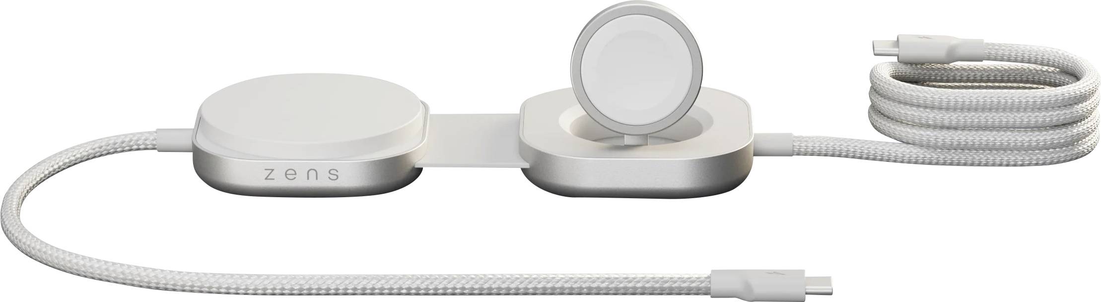 Індуктивний зарядний пристрій ZENS ZECC07W ZECC07W/00 Тип виходу Бездротовий QI, MagSafe, USB-C Білий